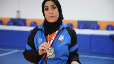 ŞANLIURFA (AA) – Şanlıurfa'da engelliler merkezinde sporla tanışan serebral palsili