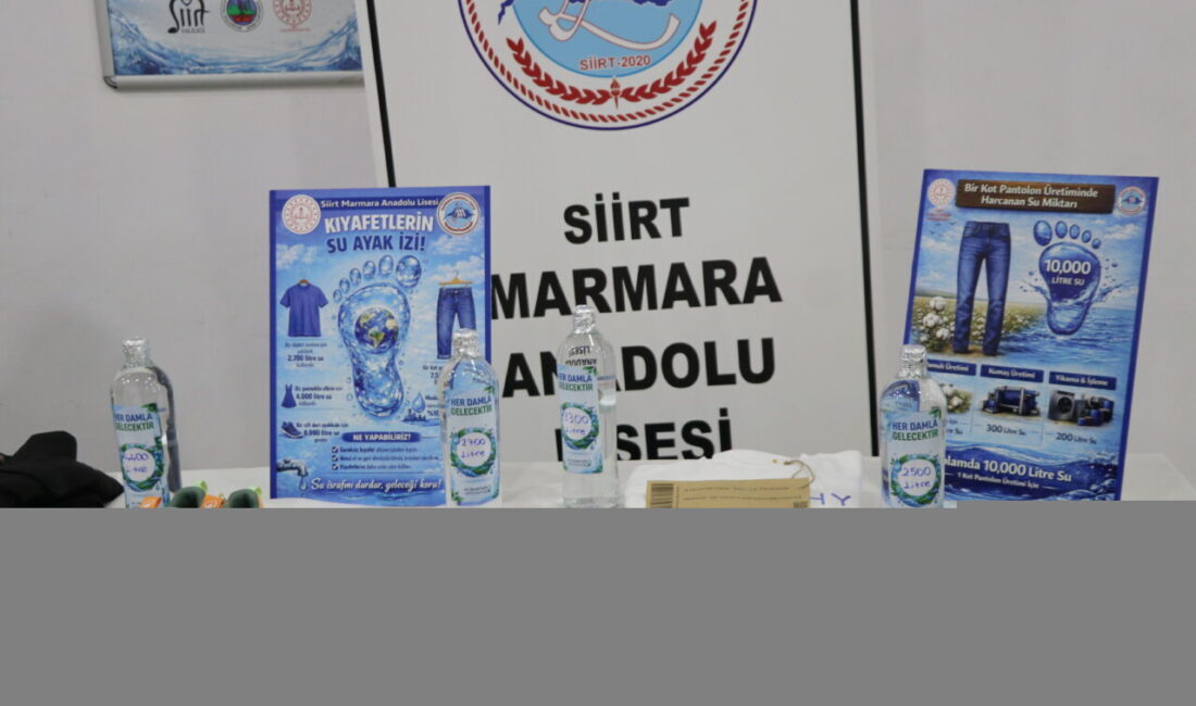 SİİRT (AA) – Siirt'te "Sıfır Atık Projesi" kapsamında hazırlanan "Su