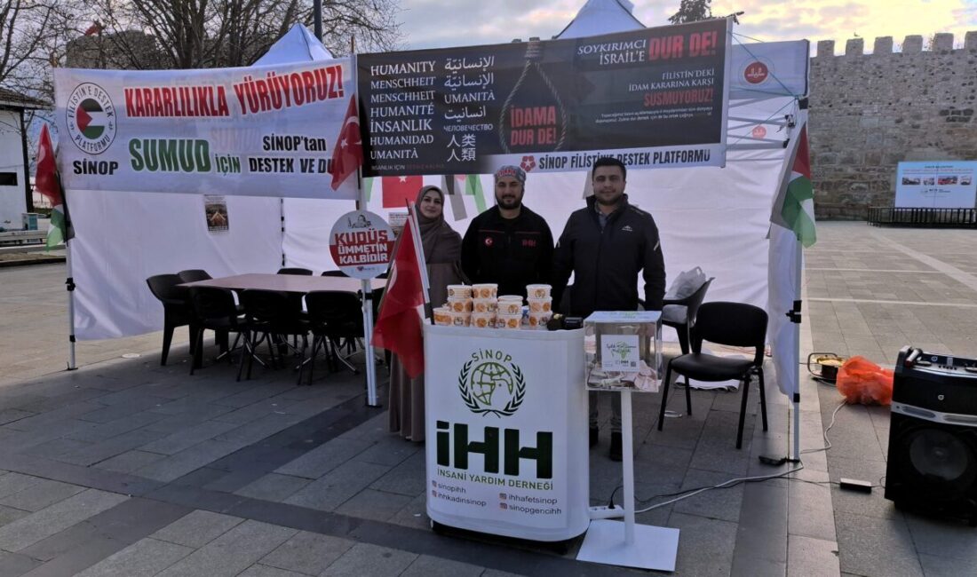 SİNOP(AA) – Gazze'deki ablukayı kırmak amacıyla yola çıkan uluslararası Küresel