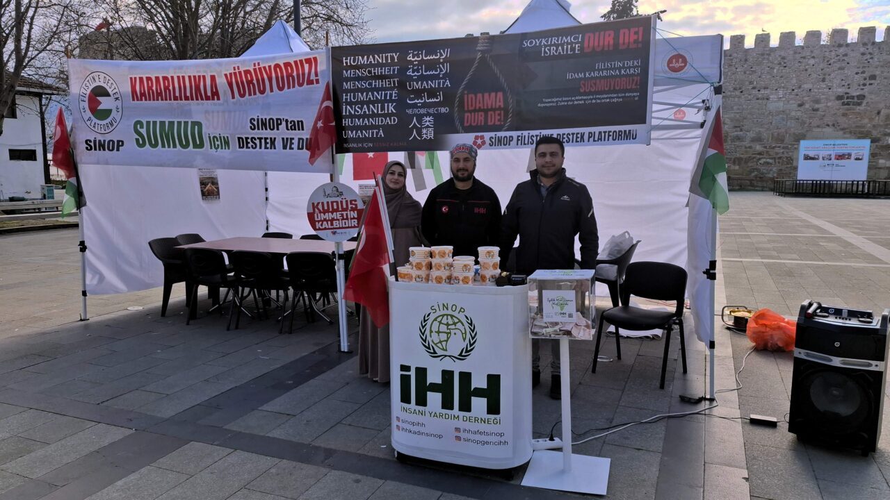 SİNOP(AA) – Gazze'deki ablukayı kırmak amacıyla yola çıkan uluslararası Küresel