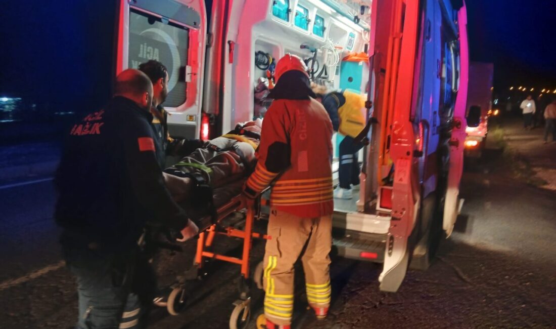 ŞIRNAK (AA) – Şırnak'ın Cizre ilçesinde şarampole devrilen araçtaki 4