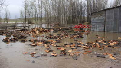 SİVAS (AA) – Sivas'ın Zara ilçesinde Kızılırmak'ta meydana gelen taşkın