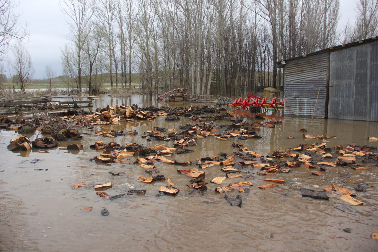 SİVAS (AA) – Sivas'ın Zara ilçesinde Kızılırmak'ta meydana gelen taşkın