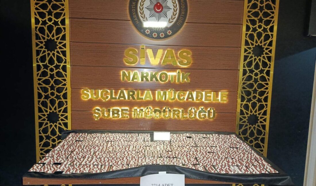 SİVAS (AA) – Sivas'ta polis ekiplerince düzenlenen uyuşturucu operasyonunda gözaltına