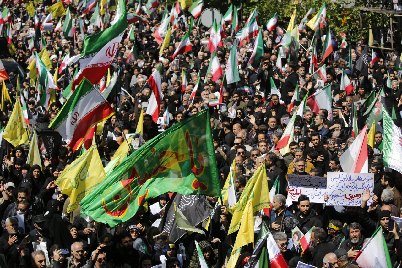 TAHRAN (AA) – İran'ın başkenti Tahran'da, ABD ve İsrail'in İran'a