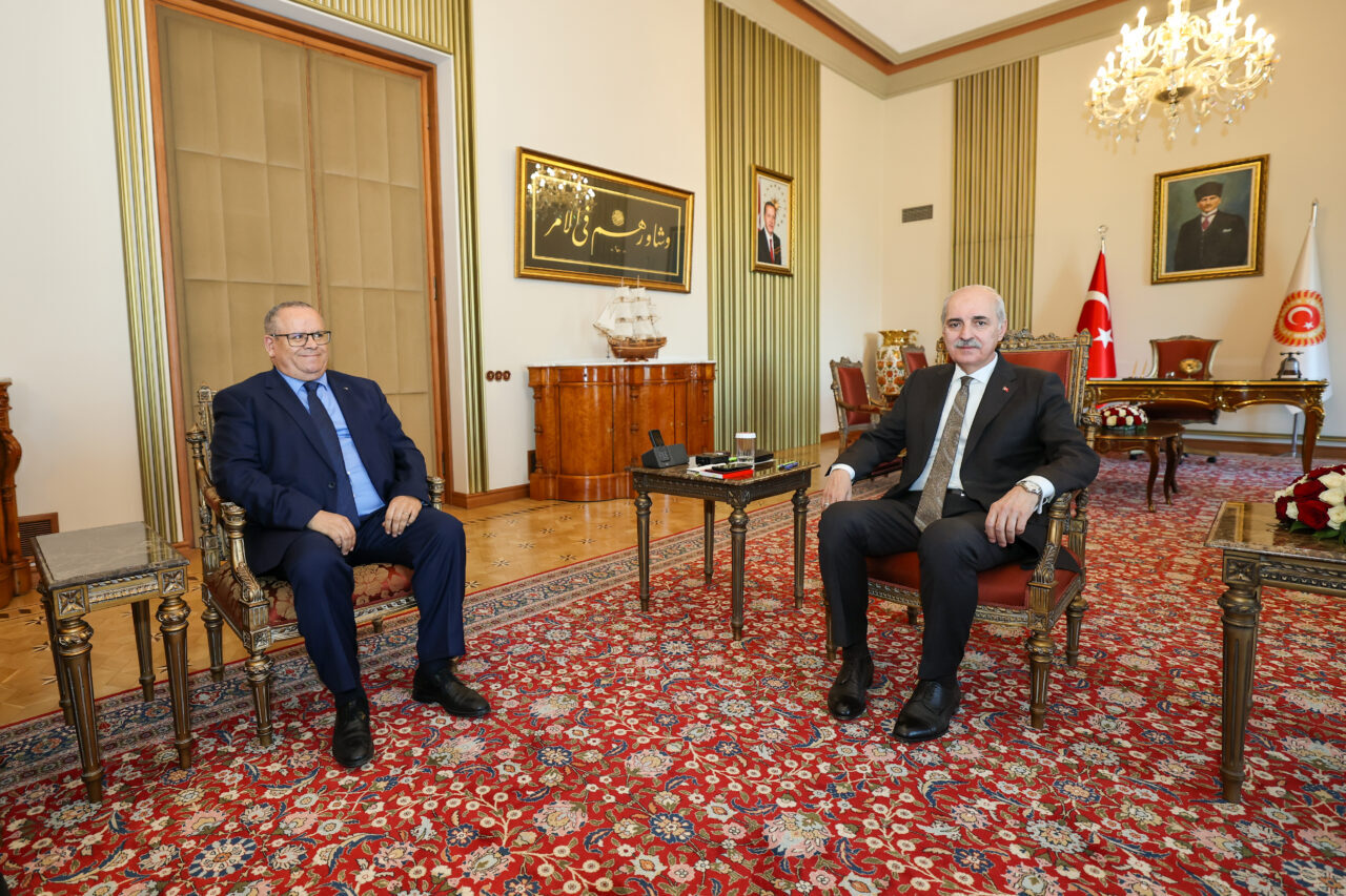 TBMM (AA) – TBMM Başkanı Numan Kurtulmuş, Cezayir’in Ankara Büyükelçisi