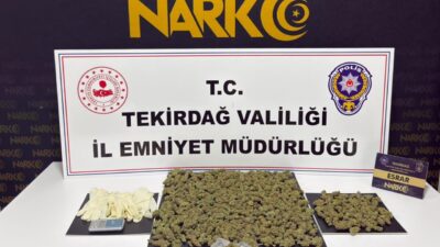 TEKİRDAĞ (AA) – Tekirdağ'da düzenlenen uyuşturucu operasyonlarında gözaltına alınan 15