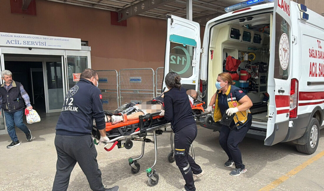 TEKİRDAĞ (AA) – Tekirdağ'ın Çorlu ilçesinde trafikte yaşanan yol verme