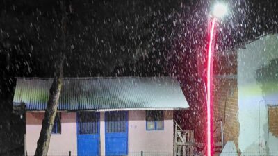 TOKAT (AA) – Tokat'ın 1450 rakımlı Başçiftlik ilçesinde kar yağışı