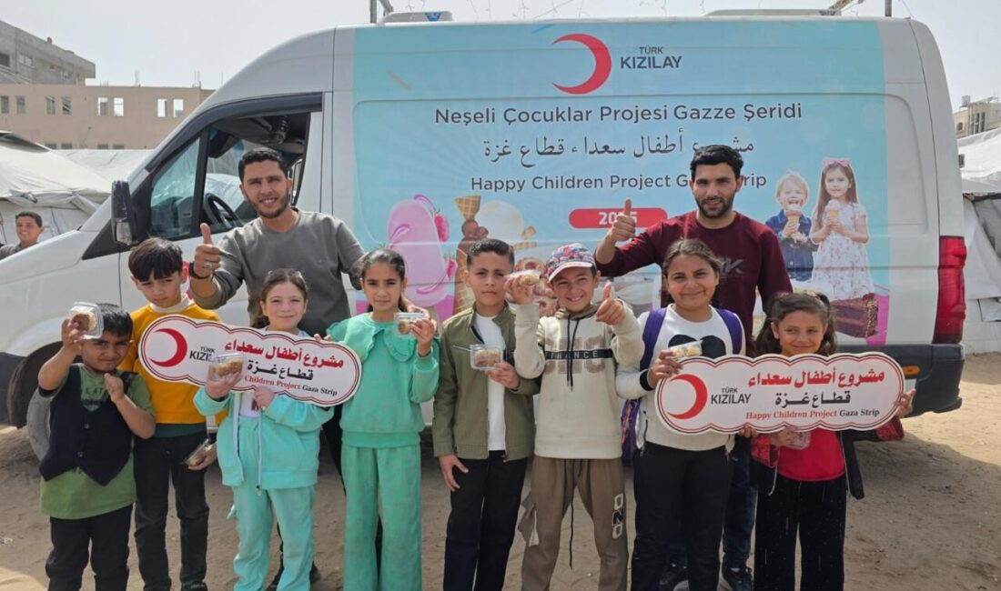 ANKARA (AA) – Türk Kızılay tarafından Gazze'de çocuklara yönelik yürütülen