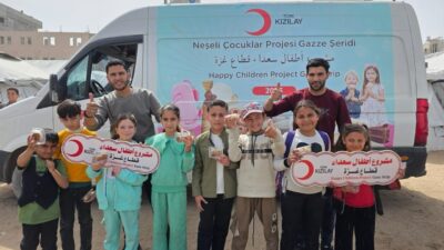 ANKARA (AA) – Türk Kızılay tarafından Gazze'de çocuklara yönelik yürütülen