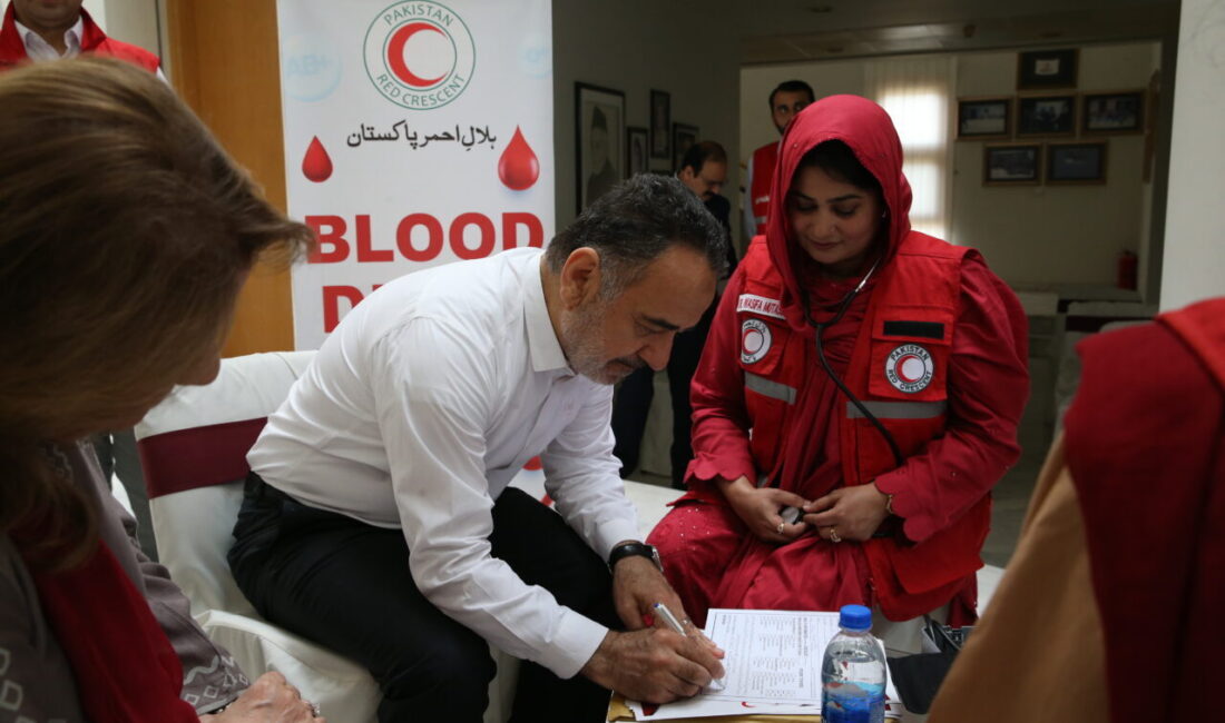 ANKARA (AA) – Türk Kızılay ve Pakistan Kızılayı işbirliğinde kan