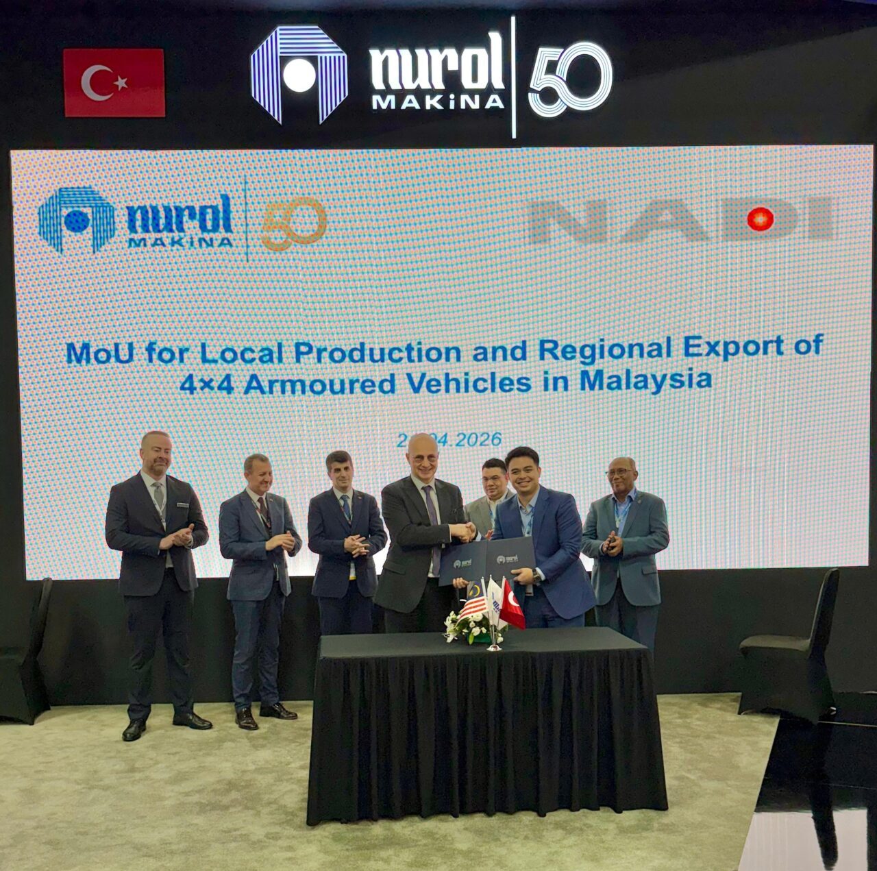 - Nurol Makina ile Nadicorp Holdings Sdn. Bhd. arasında DSA