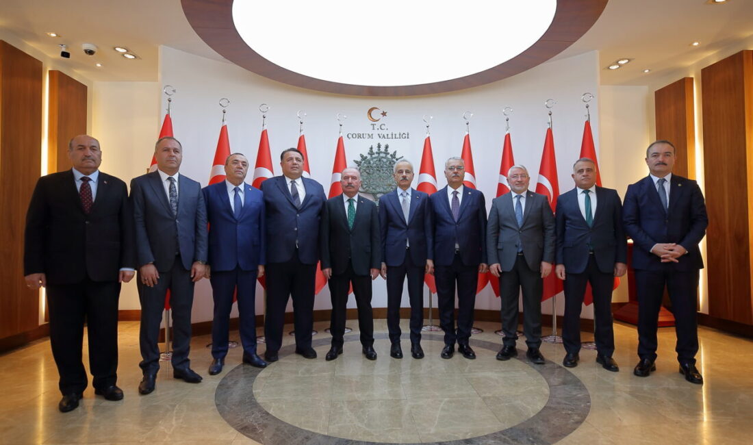 ÇORUM (AA) – Ulaştırma ve Altyapı Bakanı Abdulkadir Uraloğlu, Çorum'da