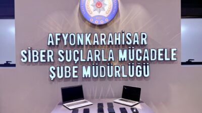 AFYONKARAHİSAR (AA) – Afyonkarahisar merkezli düzenlenen dolandırıcılık operasyonunda gözaltına alınan