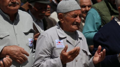 AĞRI (AA) – Ağrı'da, 163 kişilik hac kafilesi, dualarla kutsal