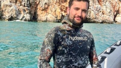 -  Zıpkınla Balık Avı Milli Takım sporcusu Fahrihan Uysal,