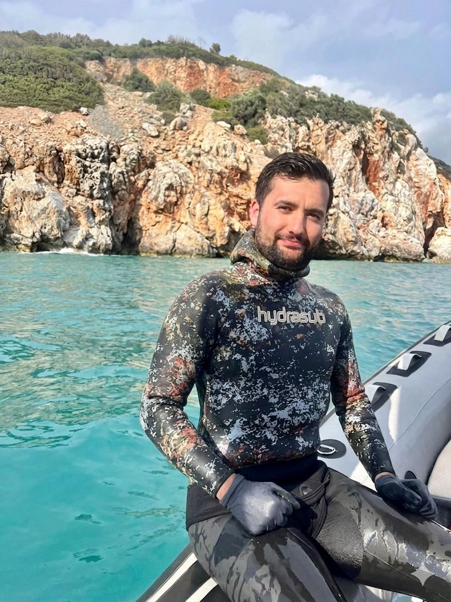 -  Zıpkınla Balık Avı Milli Takım sporcusu Fahrihan Uysal,