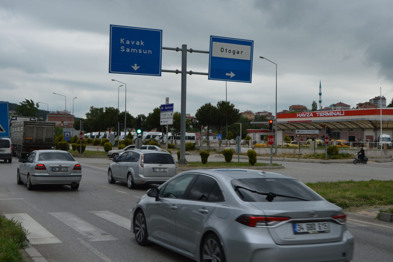 SAMSUN (AA) – Kurban Bayramı tatili için yola çıkanlar, Ankara-Samsun