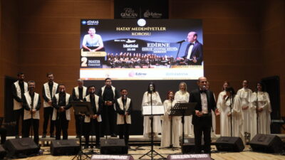 EDİRNE (AA) – Antakya Medeniyetler Korosu, Edirne'de sahne aldı. Şef