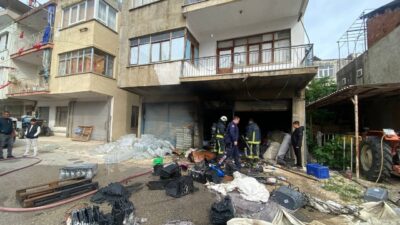 ANTALYA (AA) – Antalya'nın Serik ilçesinde züccaciye deposunda çıkan yangın