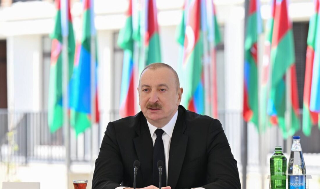 BAKÜ (AA) – Azerbaycan Cumhurbaşkanı İlham Aliyev, Karabağ ve Zengezur