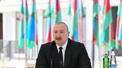 BAKÜ (AA) – Azerbaycan Cumhurbaşkanı İlham Aliyev, Karabağ ve Zengezur
