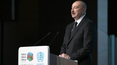 - Azerbaycan Cumhurbaşkanı İlham Aliyev:
- "İnsanlarımız için daha iyi koşullar