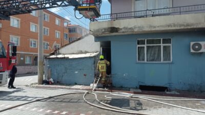 BALIKESİR (AA) – Balıkesir'in Havran ilçesinde iki katlı binanın zemin