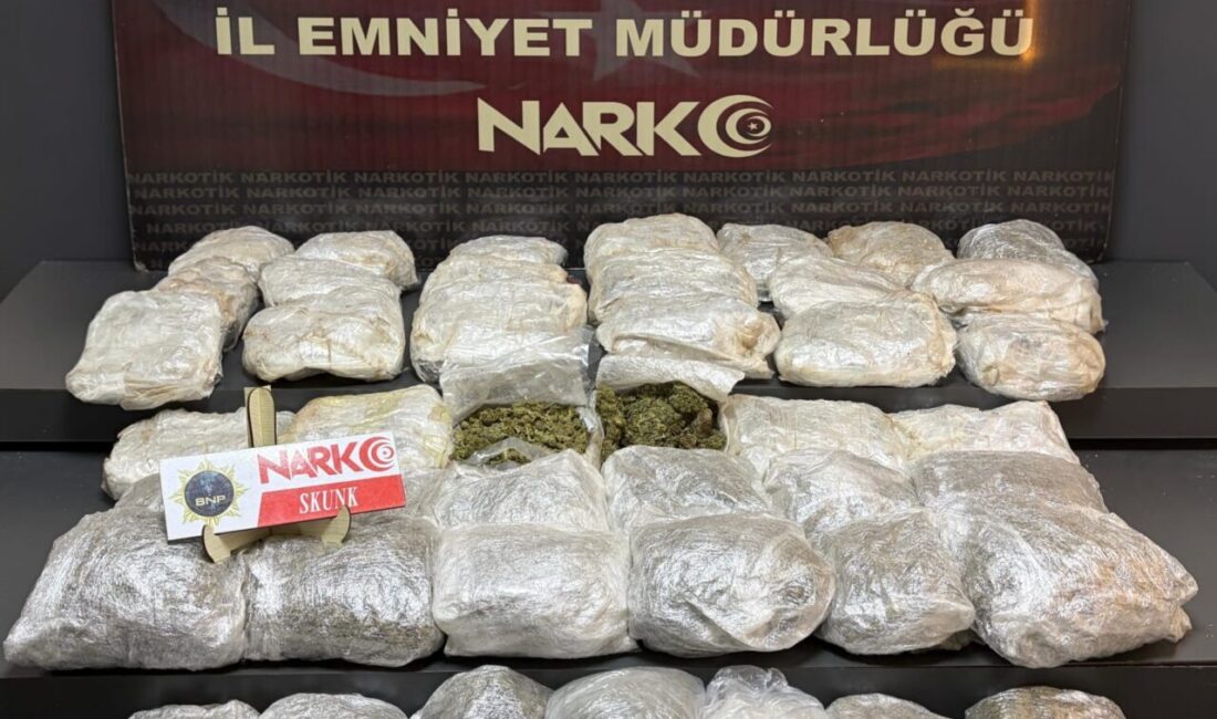 BATMAN – Batman'da bir kamyonette 20 kilogram skunk ele geçirildi.