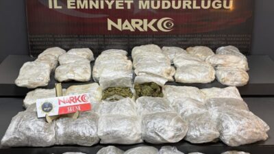 BATMAN – Batman'da bir kamyonette 20 kilogram skunk ele geçirildi.