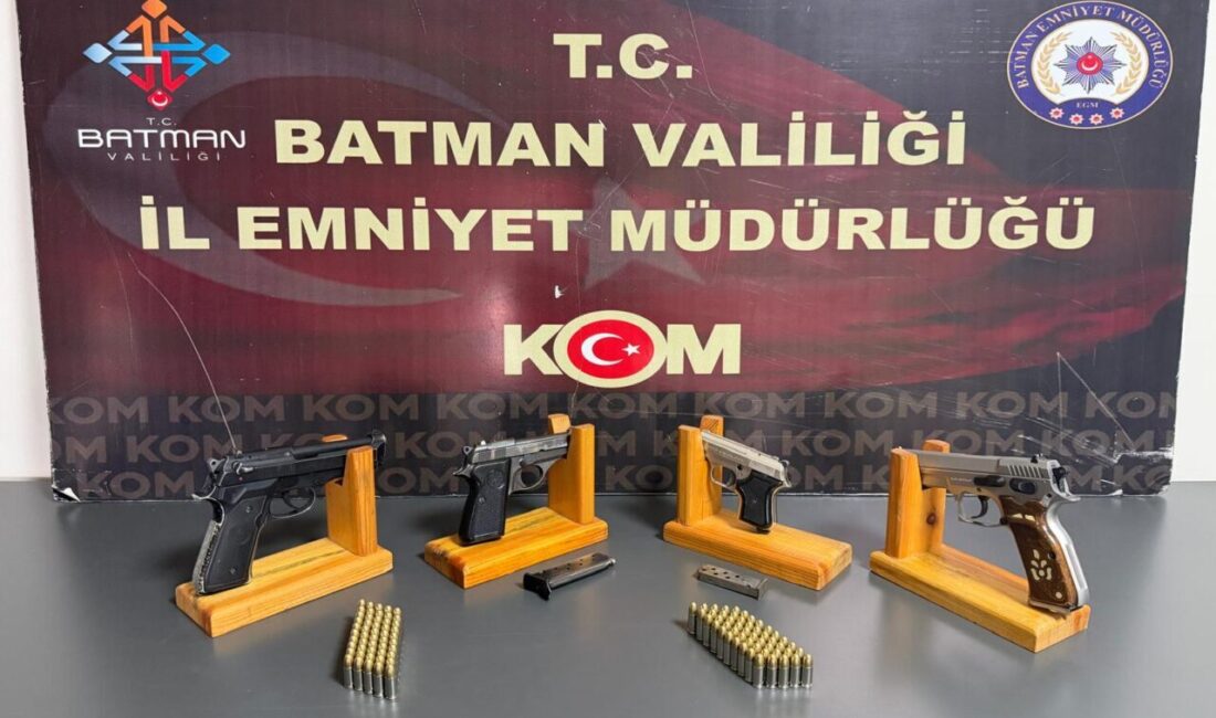 BATMAN (AA) – Batman'da organize suç örgütüne yönelik operasyonda yakalanan