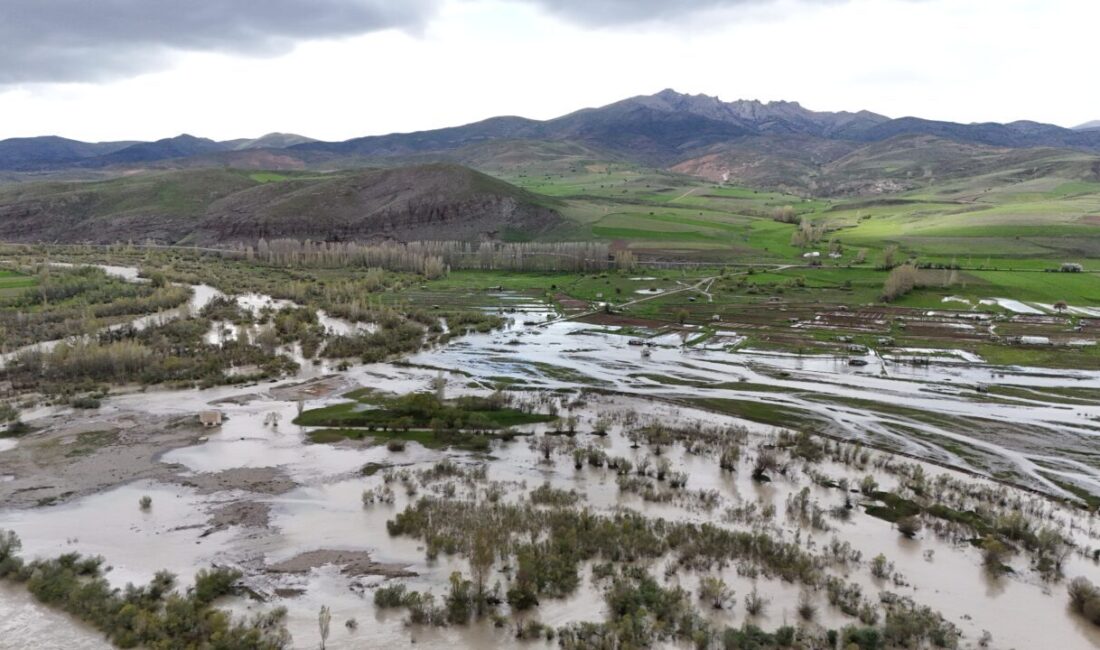 BAYBURT (AA) – Bayburt'ta yağışların ardından Çoruh Nehri'nin taşması sonucu