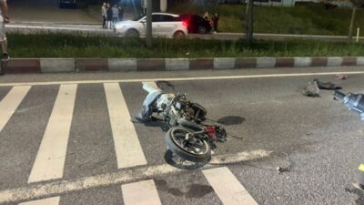 BİLECİK (AA) – Bilecik'te otomobil ile motosikletin çarpıştığı kazada, 1
