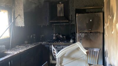 MUĞLA (AA) – Muğla'nın Bodrum ilçesinde 3 katlı binada çıkan