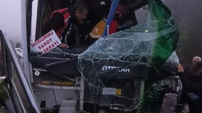 BOLU (AA) – Bolu’nun Mudurnu ilçesine bağlı Taşkesti beldesinde, tanker