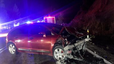 BURDUR (AA) – Burdur'un Bucak ilçesinde 4 aracın karıştığı trafik
