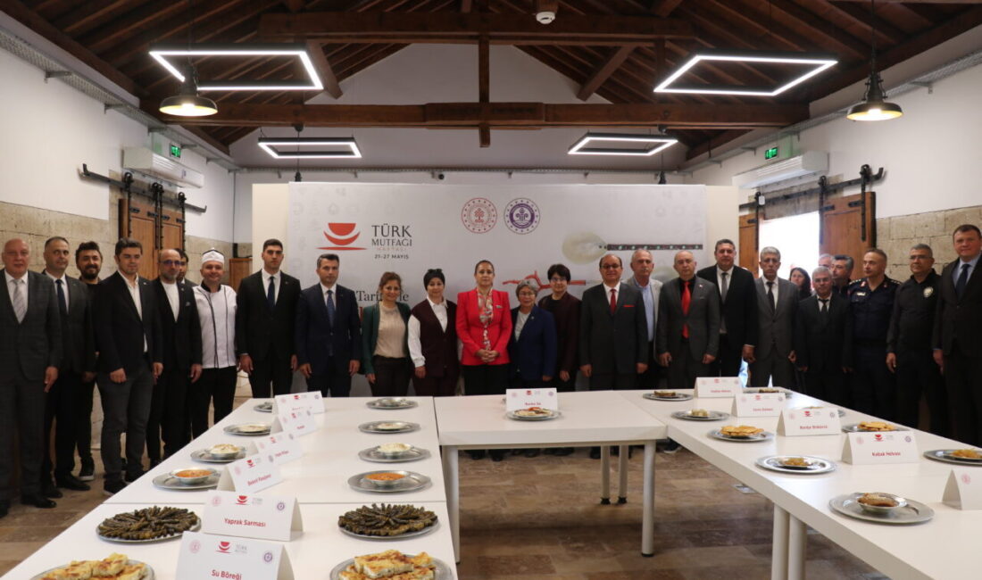 BURDUR (AA) – Burdur'da, 21-27 Mayıs'ta kutlanan "Türk Mutfağı Haftası"