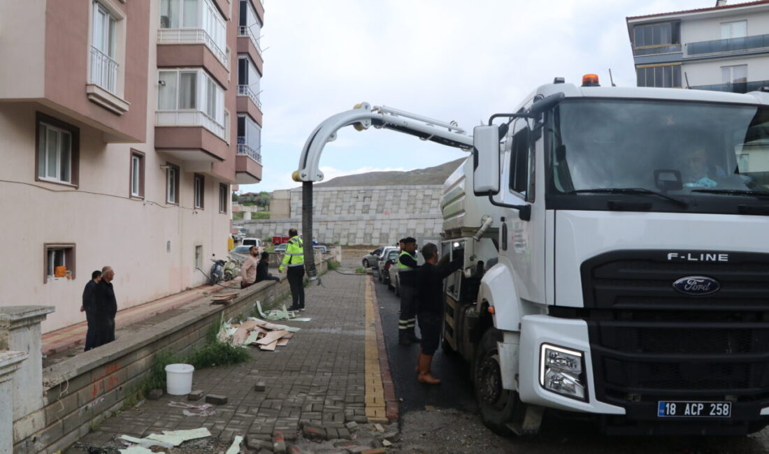 ÇANKIRI (AA) – Çankırı'da dün etkili olan sağanak nedeniyle su
