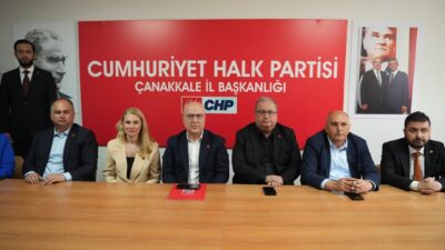 ÇANAKKALE (AA) – CHP Genel Başkan Yardımcısı Murat Bakan, partisinin