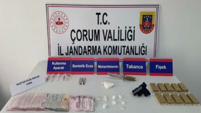 ÇORUM (AA) – Çorum'da bir suç örgütüne yönelik operasyonda gözaltına
