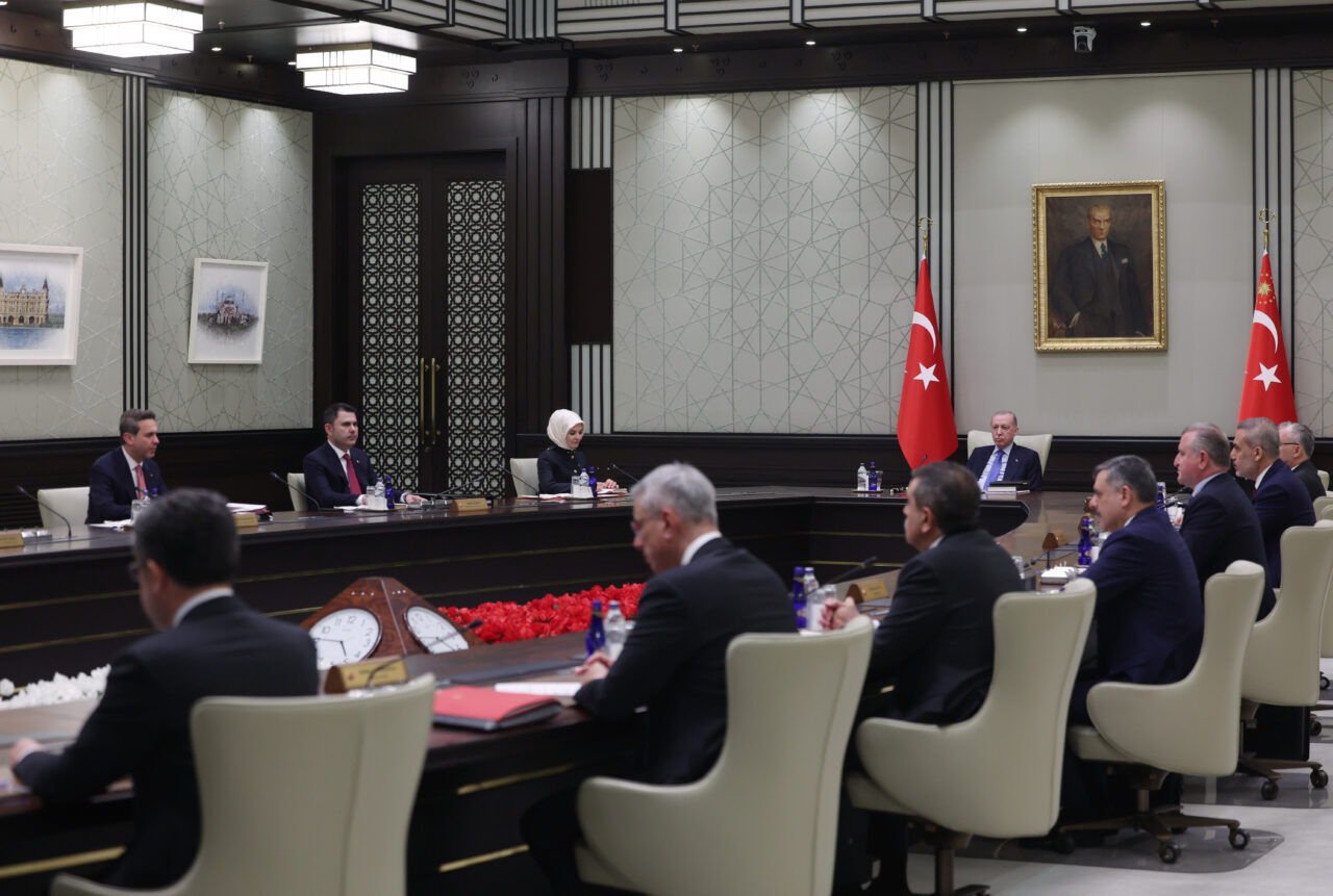ANKARA (AA) – Cumhurbaşkanlığı Kabinesi, Cumhurbaşkanı Recep Tayyip Erdoğan başkanlığında