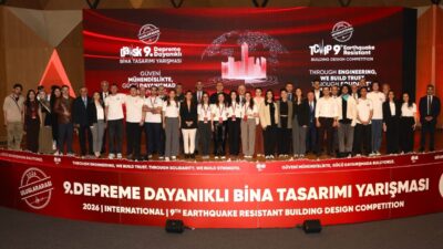 - Deprem güvenliği bilincini artırmak amacıyla düzenlenen yarışmada MEF Üniversitesi
