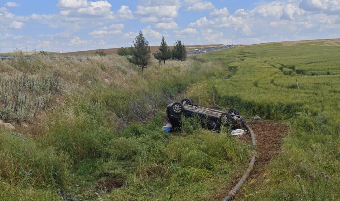 DİYARBAKIR (AA) – Diyarbakır'ın Çınar ilçesinde iki otomobilin çarpışması sonucu