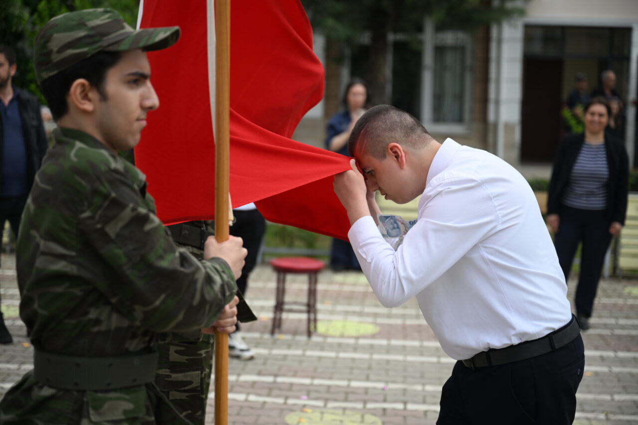 EDİRNE (AA) – Edirne'de engelli öğrenciler için temsili asker uğurlama