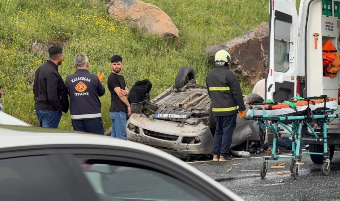 ELAZIĞ (AA) – Elazığ'ın Karakoçan ilçesinde otomobilin devrilmesi sonucu 1