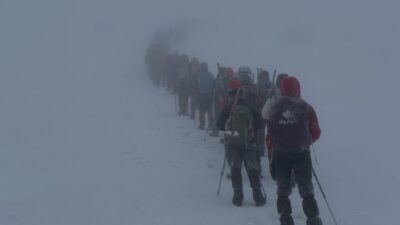KAYSERİ (AA) – Türkiye'nin çeşitli illerinden Kayseri'ye gelen dağcıların, 19