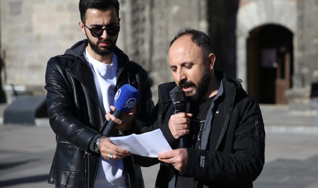 ERZURUM (AA) – Erzurum'da hekimler ve sağlık çalışanları, İsrail'in Gazze'ye