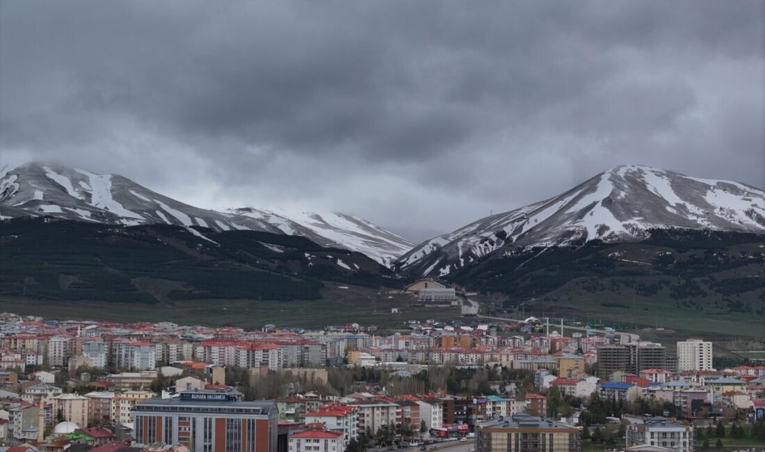 ERZURUM (AA) – Erzurum’da mayıs ayının ortasında etkili olan kar