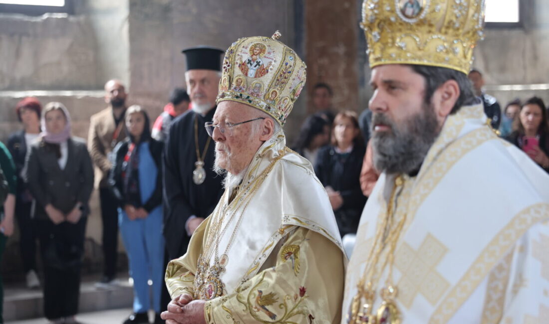 NEVŞEHİR (AA) – Fener Rum Patriği Bartholomeos, Nevşehir'in Derinkuyu ilçesindeki